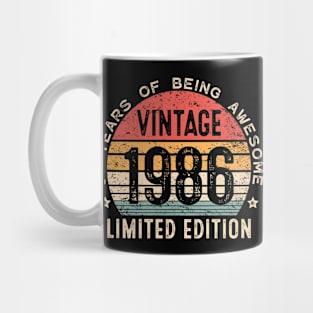 38 Year Old Gifts Vintage 1986 Limited Edition 38th Birthday Mug